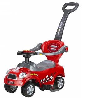 Paspiriamas automobilis Lean Toys Coupe, raudona sp.
