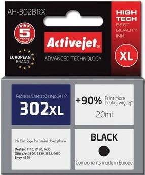 Tintes printera kasetne ActiveJet Premium AH-302BRX, melna krās., 20 ml