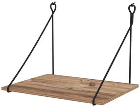 Rašomasis stalas Kalune Design Tuna 854KLN1506, 70 cm x 50 cm, 50 cm, juoda sp./riešuto sp.