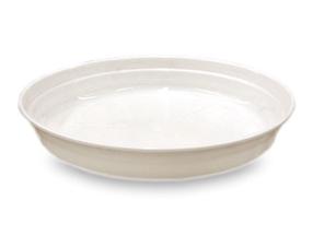 Lėkštelė vazonui Uniplastex 5-80, balta sp., 20 cm