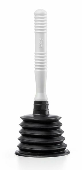 WC pump Mery, valge v./must v., 11 cm x 28 cm x 11 cm