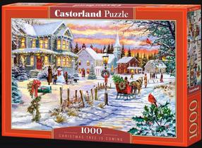 Dėlionė Castorland - 1000 el. C-105274-2 Christmas Tree is Coming, 68 cm x 47 cm, 1000 vnt.