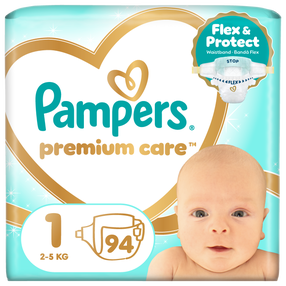 Sauskelnės Pampers Premium Care, 1 dydis, 94 vnt.