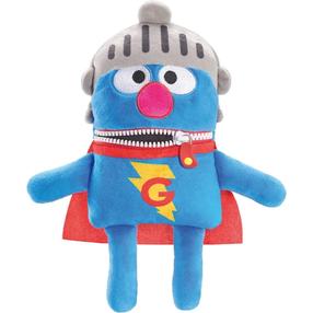Pliušinis žaislas Schmidt Sesame Street Worry Eater Super Grover, mėlyna sp., 34 cm