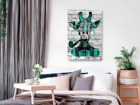Reprodukcija Artgeist Giraffe With Pipe, g-c-0182-b-d, 80 cm x 120 cm