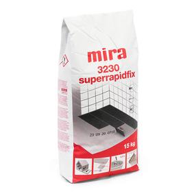 Клей для плитки Mira Superrapid Fix, 15 кг, белый цв.