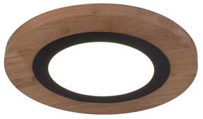 Lampa griesti CristalRecord Hasbi, LED, 3000 - 6000 °K, brūna krās./melna krās. / brūna krās., 30 x 30 cm