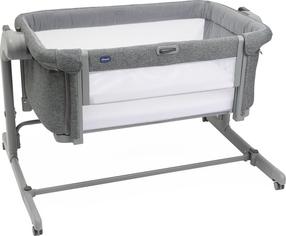 Kelioninis kūdikių lopšys Chicco Next2Me Magic Evo 99 x 73.5 cm, pilka sp.