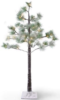 Pastatomas lauko šviestuvas DecoKing Decoration Tree Snowy Pine, 3.6W, LED, IP44, žalia sp.