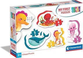 Dėlionė Clementoni My First Puzzles Sea Life, įvairių spalvų, 14 vnt.