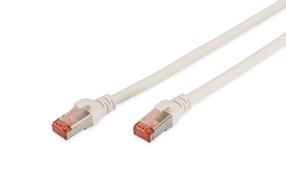 Kaabel Assmann Digitus CAT 6 S/FTP Patch Cord RJ-45, RJ-45, 5 m, valge v.