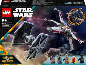 Konstruktors LEGO® Star Wars™ TIE Fighter un X-Wing kombinācija 75393