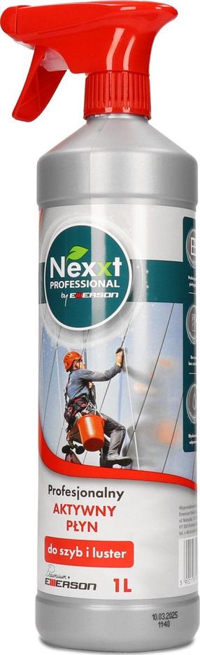 Stiklu un spoguļu tīrīšanas līdzeklis Nexxt Active Glass And Mirror Liquid, 1 l