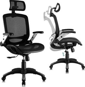 Рабочее кресло Mozos ERGO-C, 50 - 57 x 49 x 50 - 57 см, черный цв.