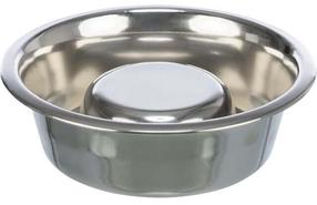 Bļoda dzīvniekam Trixie Slow Feeding, 1.5 l, 24 cm x 24 cm, sudraba krās.