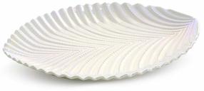 Servēšanas šķīvis Nela, 34 cm x 3 cm, 27 cm, Balta krās.