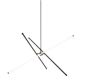 Šviestuvas kabinamas Domoletti Tanger CL23018-3 L90, LED, 3000 °K x 34 W, balta sp. / juoda sp.