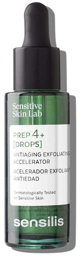 Сыворотка для лица Sensilis Prep4+ Drops Anti-aging Exfoliating Accelerator, 30 мл