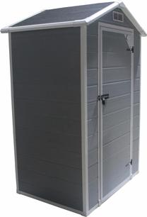 Sodo namelis Saska Garden, 133.5 cm x 103 cm x 202 cm, 2767 l, balta sp./pilka sp.