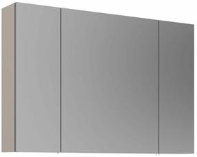 Pakabinama vonios spintelė su veidrodžiu Kalune Design Desna, smėlio ruda sp., 16 cm x 97 cm x 66 cm