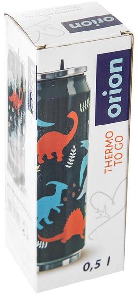 Termostass Orion Thermo To Go Can Dinosaur, 0.5 l, erivärviline/must v.