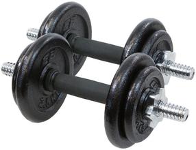 Сборные гантели EB FIT, 2 x 9.5 кг