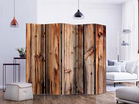 Širma Artgeist Wooden Chamber II, įvairių spalvų, 225 cm x 172 cm