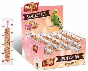 Lazdelės Vitapol Smakers Box Strawberry ZVP-3232, mažoms papūgoms, 0.58 kg