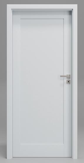Vidaus durų varčia Domoletti DOMINO, kairinės, pilka sp., 204 x 64.4 x 4 cm