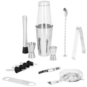 Bārmeņa komplekts kokteiļiem Springos KI0015, sudraba krās., 0.7 l