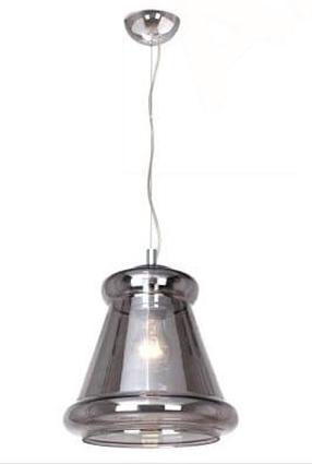 Šviestuvas kabinamas AZzardo Ken AZ0453, E27, 1 x 60 W, pilka sp. / nerūdijančiojo plieno sp.