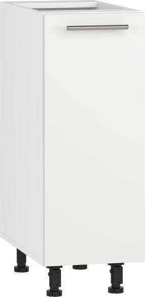Apatinė virtuvinė spintelė Vento D-30/82, balta sp., 30 cm x 52 cm x 82 cm