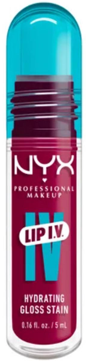 Lūpų blizgis NYX Professional Makeup Lip I.V. Hydrating Gloss Stain, 5 ml, magenta mist sp., 19
