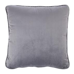 Dekoratyvinė pagalvėlė Home4you Velvet, pilka sp., 45 cm x 45 cm