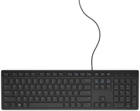 Juhtmega arvutiklaviatuur Dell KB216, Inglise (US), must v.