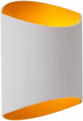 Lampa sienas Lucide Diletta 09240/01/31, G9, 1 x 40 W, misiņa krās./balta krās. / misiņa krās.