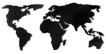 Sienos dekoracija Wallity World Map Silhouette XL, 170 cm x 85 cm