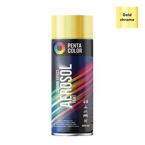 Aerozoliniai dažai Pentacolor Chrome effect, paprastieji, aukso - chromo sp., 0.4 l