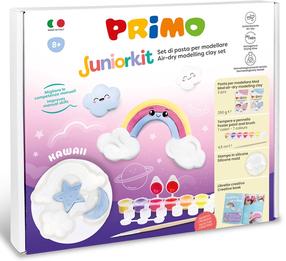 Набор для изготовления глиняных фигурок Primo Kawaii, многоцветный
