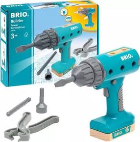 Игрушечний инструмент мастера, отвертка Brio Builder Power 34600, синий цв.