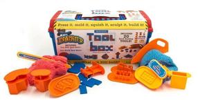 Modeļu smiltis Relevant Play Tool Box, zila krās./sarkana krās.