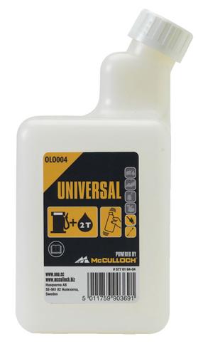 Tvertne degvielas sajaukšanai McCulloch Universal Universal OLO004, plastmasa, 1 l, balta krāsa.