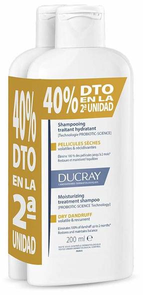 Шампунь, набор Ducray Dry Dandruff, 2 шт., 400 мл