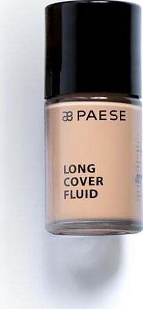 Жидкая основа для макияжа Paese Long Cover Fluid, SPF 6, бежевый цв., 03 golden beige, 30 мл