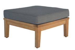 Lauko pufas Home4you Maldive 13608, ruda sp./pilka sp., 65 cm x 65 cm x 25 cm