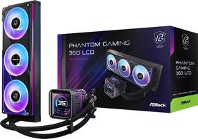 Veejahuti protsessorile ASRock Phantom Gaming 360 LCD (90-APGA36-BAAGA5), 100 mm x 107 mm