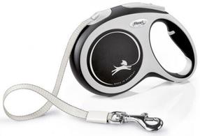 Automaatne jalutusrihm Flexi Comfort, valge v./must v., L 5m