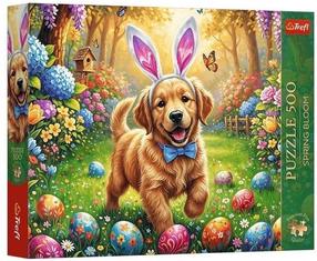 Dėlionė Trefl Easter Puppy, 48 cm x 34 cm, 500 vnt.