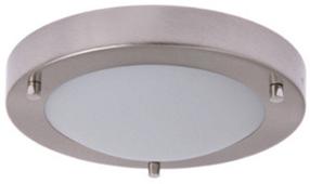 Lampa plafons Candellux Aquila 12-84180, G9, 1 x 40 W, balta krās. / niķeļa krās.