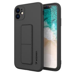 Telefono dėklas Wozinsky Kickstand for iPhone 12 Pro Max, juoda sp., Apple